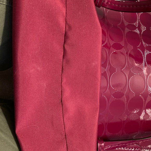 Coach Patent Leather Monogrammed “C” Tote Bag - Picture 10 of 12